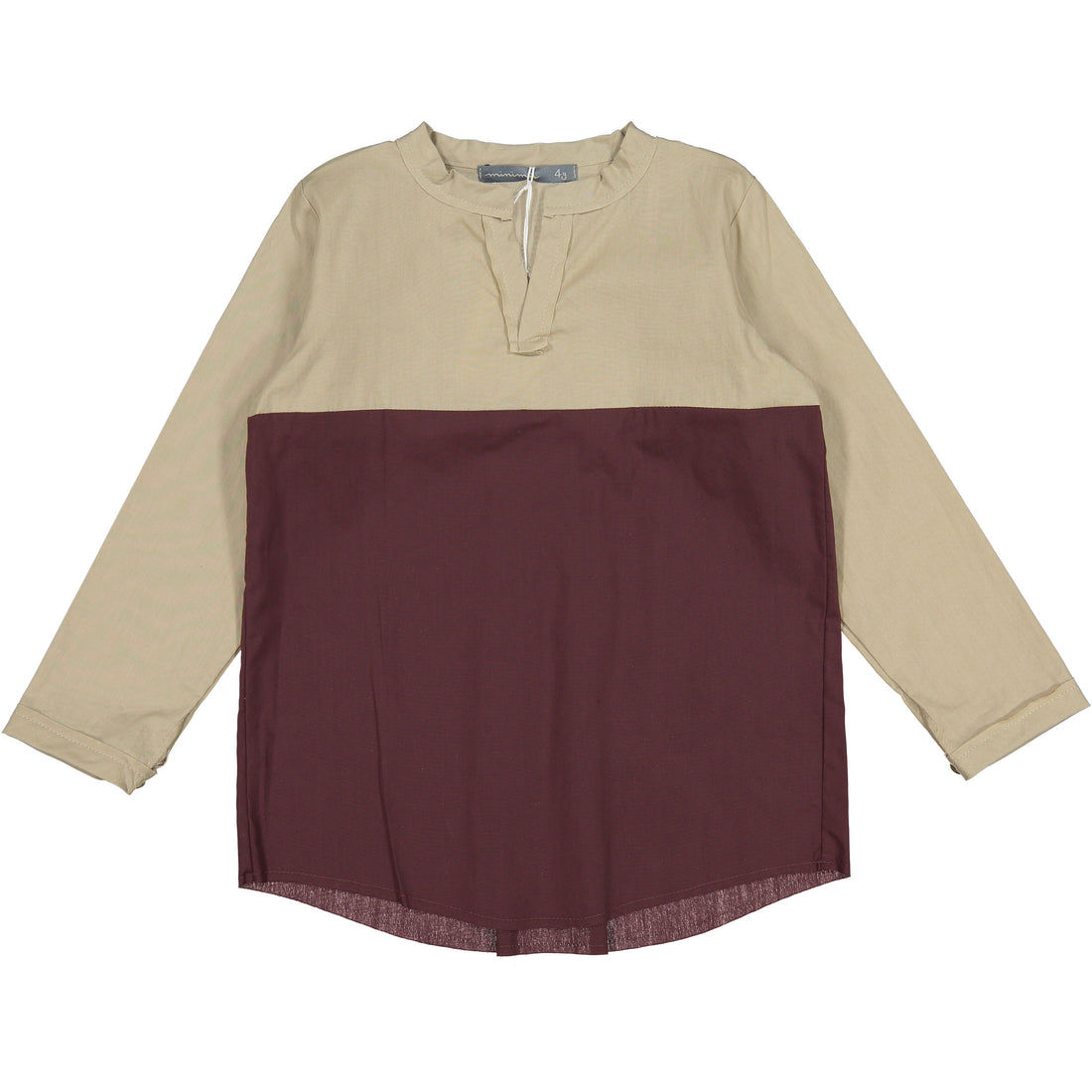 Minimu Sand/Burgundy Tunic
