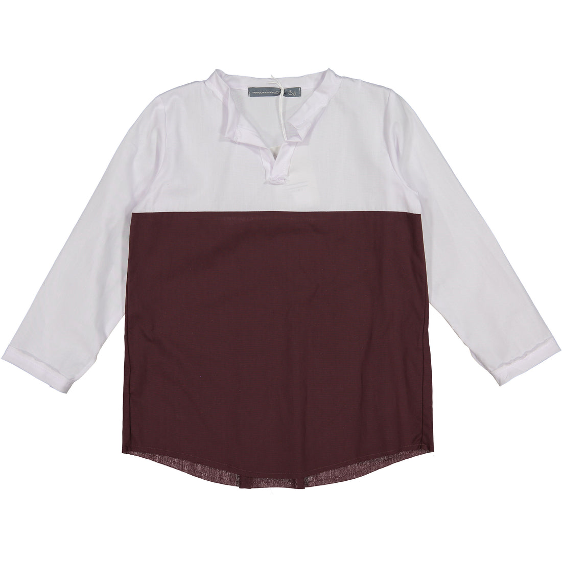 Minimu White/Burgundy Tunic
