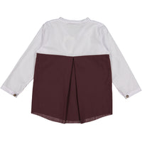 Minimu White/Burgundy Tunic