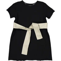 Minimu Black/Sand Bow Dress