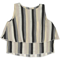 Minimu Striped Silk Bloss Set