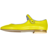 Bonpoint Yellow/Silver Trimmed Mary Janes