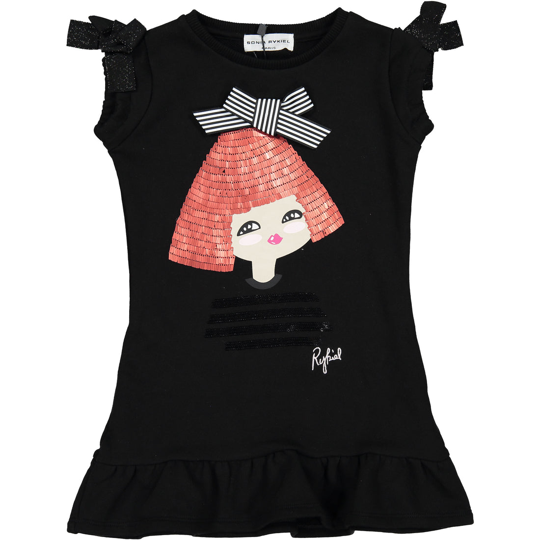 Sonia Rykiel  Black Aki Girl Dress
