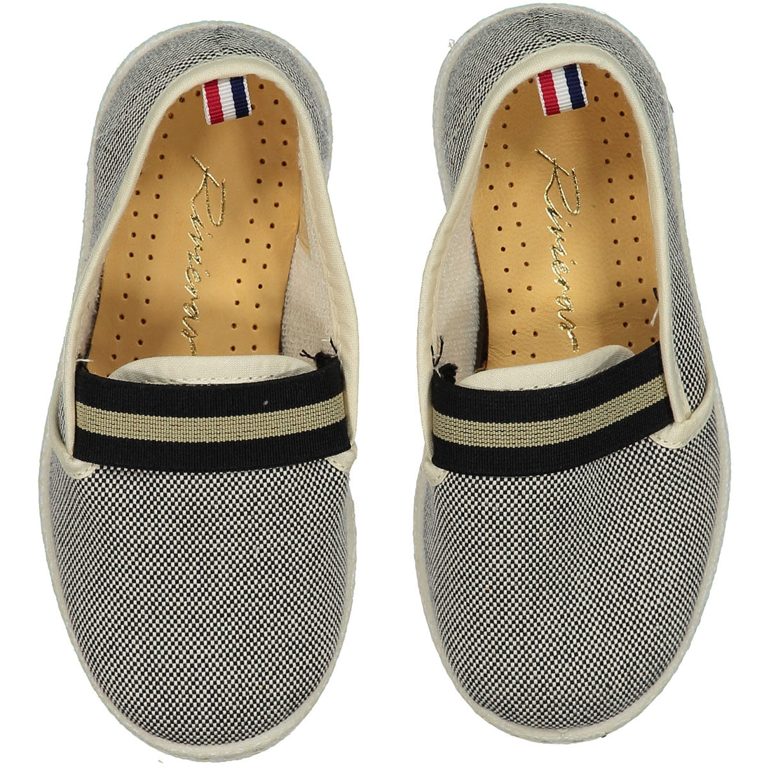 Rivieras Black College Slip-ons