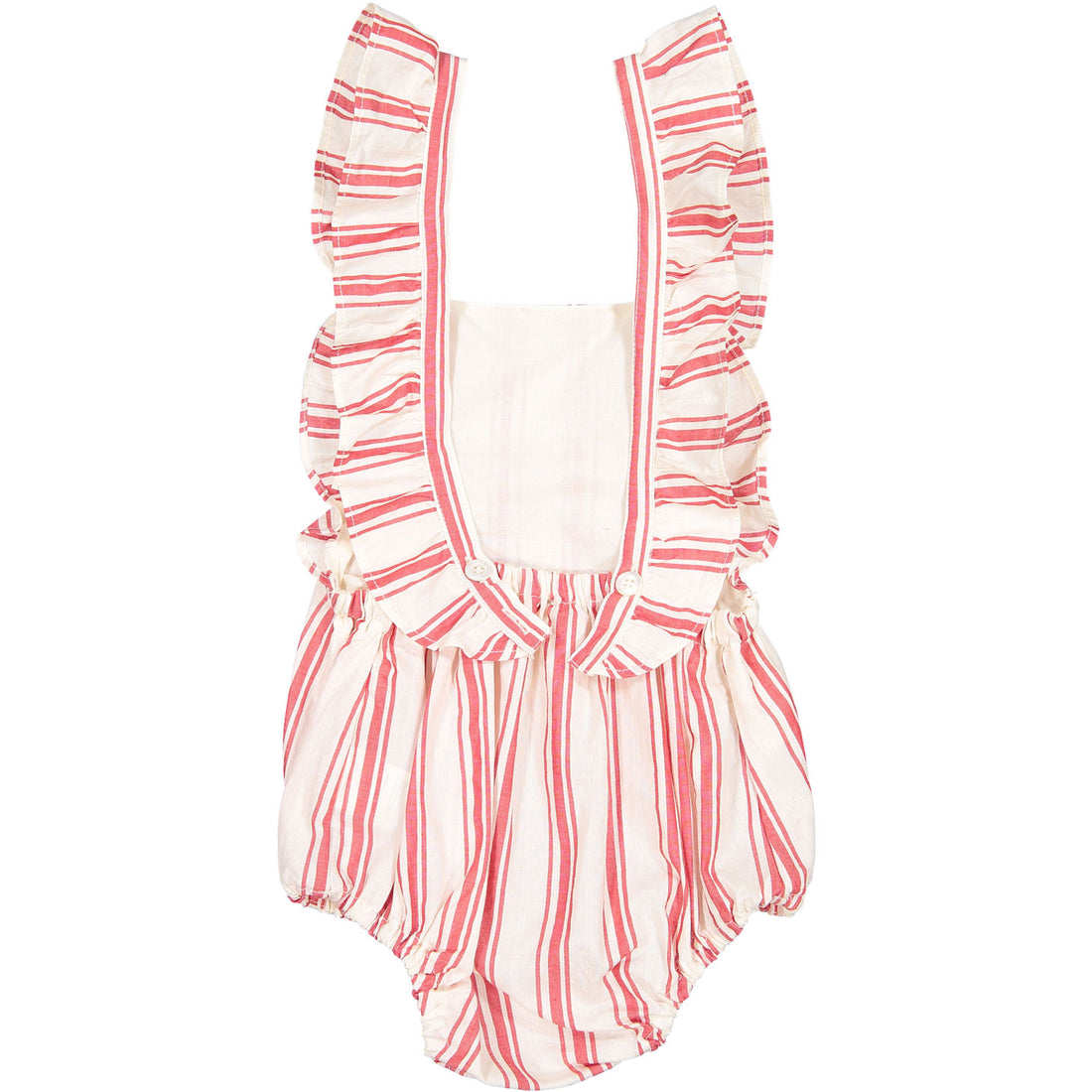 Babe and Tess Red Stripe Wing Onesie