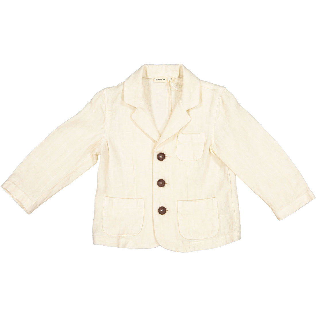 Babe and Tess Cream Jersey Jacket