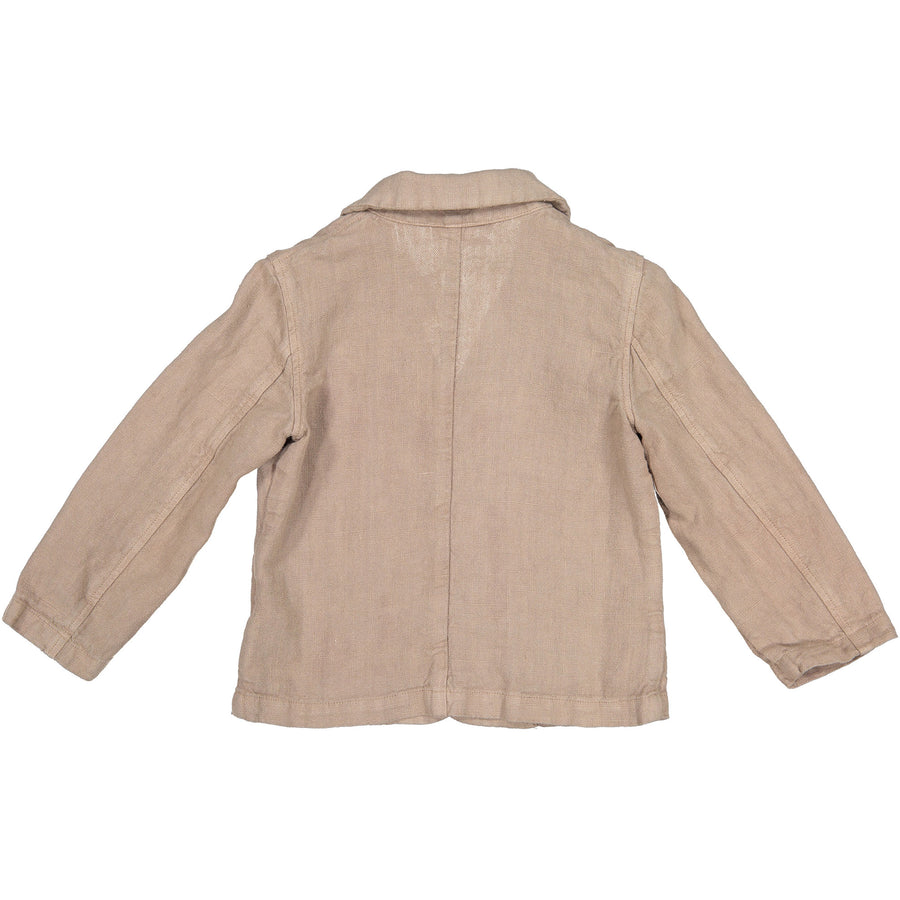 Babe and Tess Taupe Linen Jacket