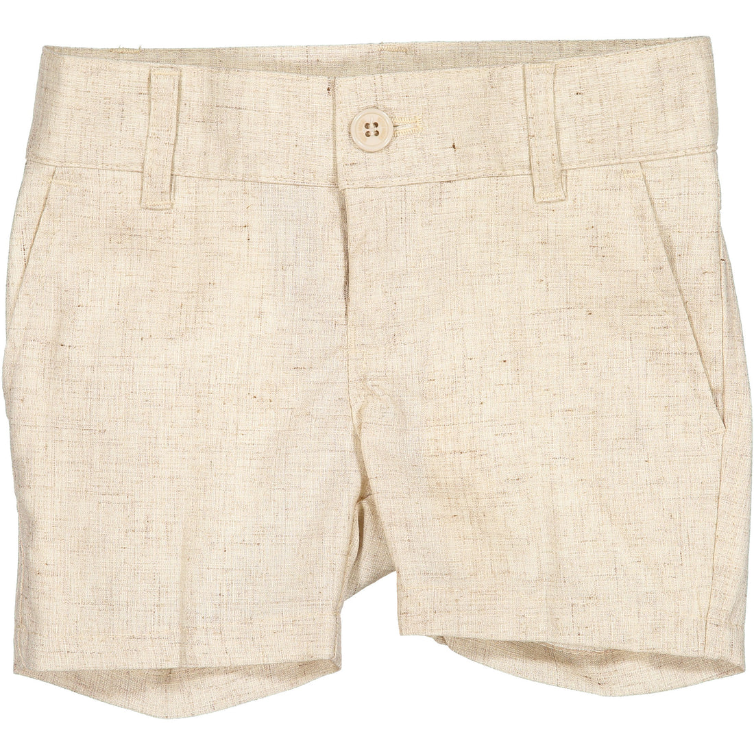 Boys and Arrows Beige Linen Skinny Shorts