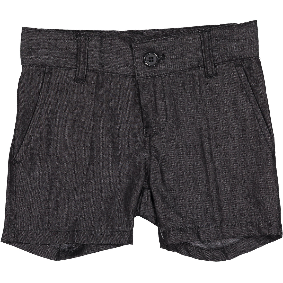 Boys and Arrows Black Chambray Skinny Shorts