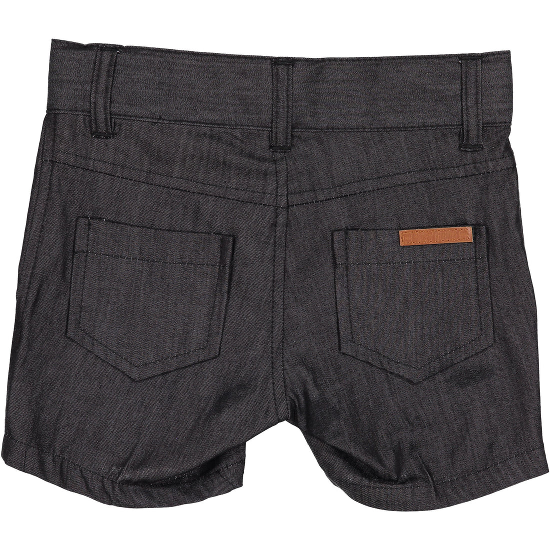 Boys and Arrows Black Chambray Skinny Shorts