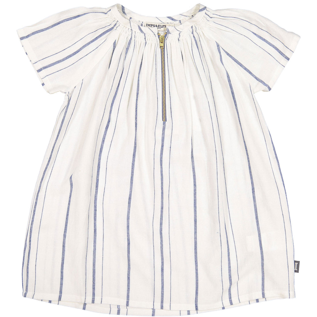Imps and Elfs Blue Stripe Dress