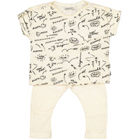 Imps and Elfs White Noise Legging Set