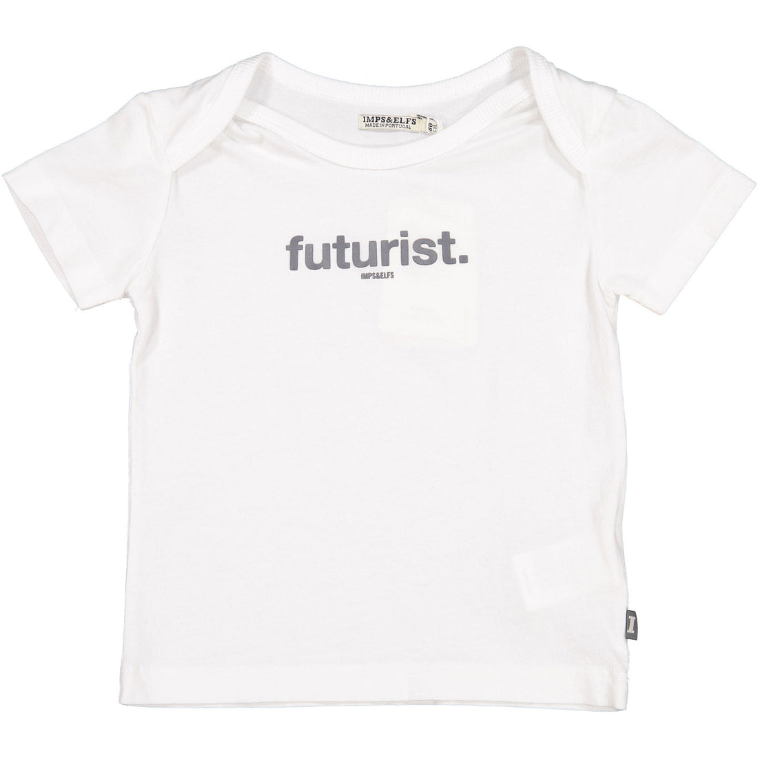 Imps and Elfs White Futurist Tee