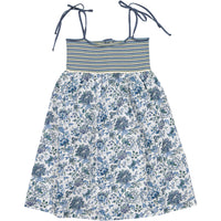 Babe and Tess Indigo Flower Dress
