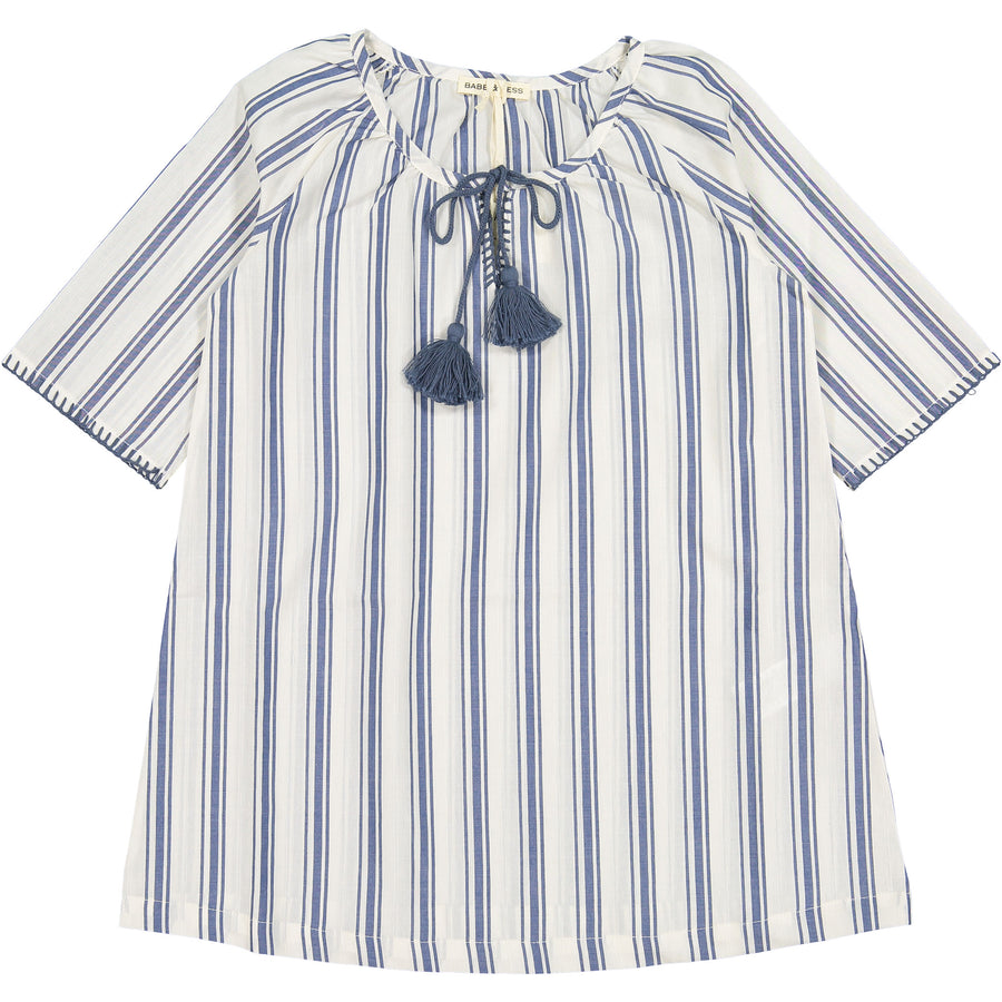 Babe and Tess Natural/Indigo Dress