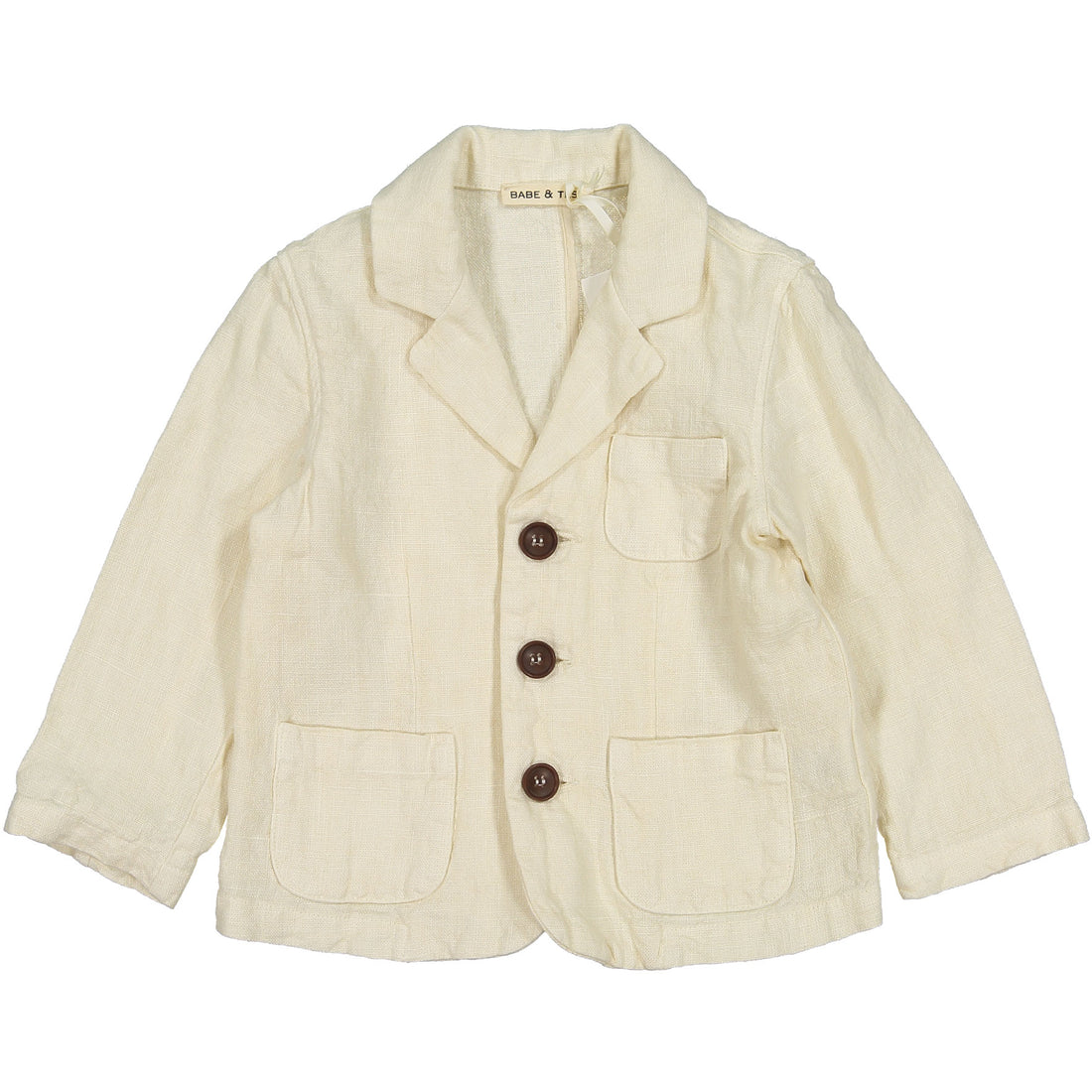 Babe and Tess Cream Linen Jacket