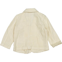 Babe and Tess Cream Linen Jacket