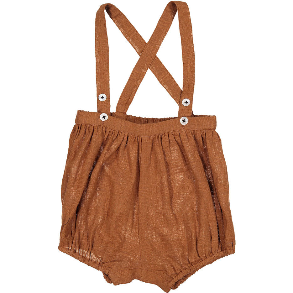 Caramel Camel Bull Baby Romper