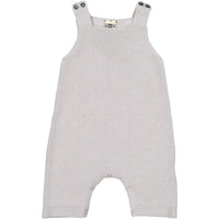 Bonton Moon Grey Knit Baby Romper