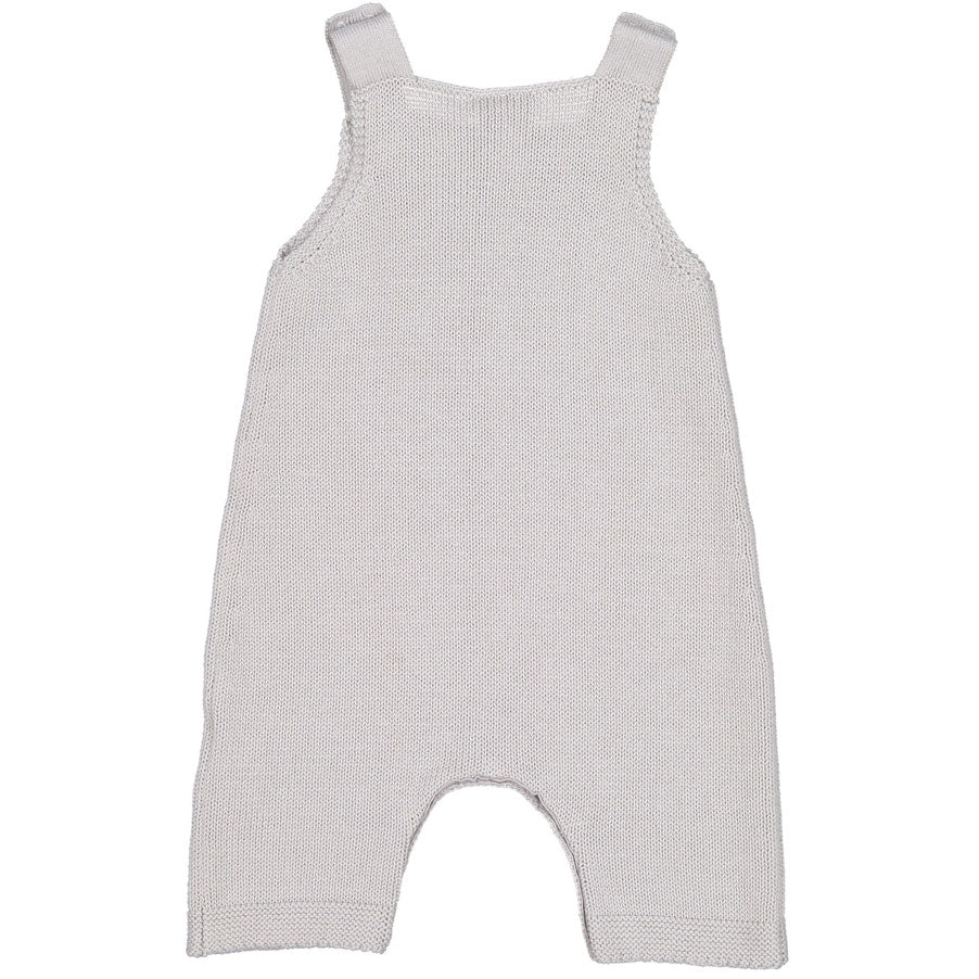 Bonton Moon Grey Knit Baby Romper