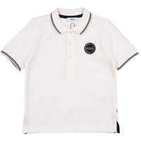 BOSS Hugo Boss White Patch Polo