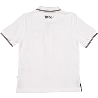 BOSS Hugo Boss White Patch Polo