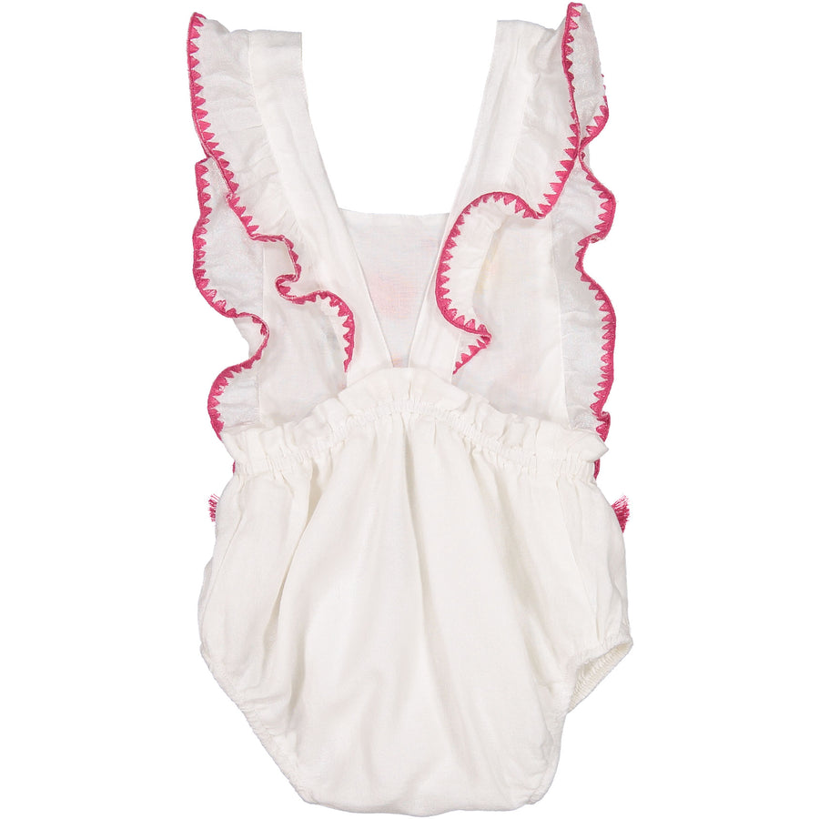 Sonia Rykiel  Vanilla Embroidered Romper