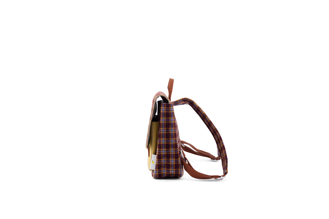 Sticky Lemon School Bag | Adventure Collection | Berry Plaid