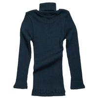 Minimalisma Navy Teal Alf Turtleneck