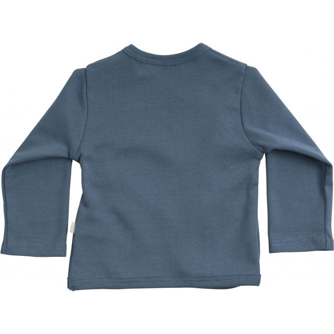 minimalisma Steel Blue Mini Kimono Cardigan