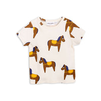Mini Rodini Horse Short Sleeve Tee