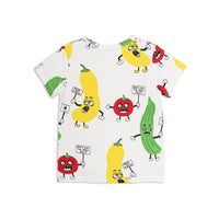 Mini Rodini Veggie AOP Short Sleeve Tee