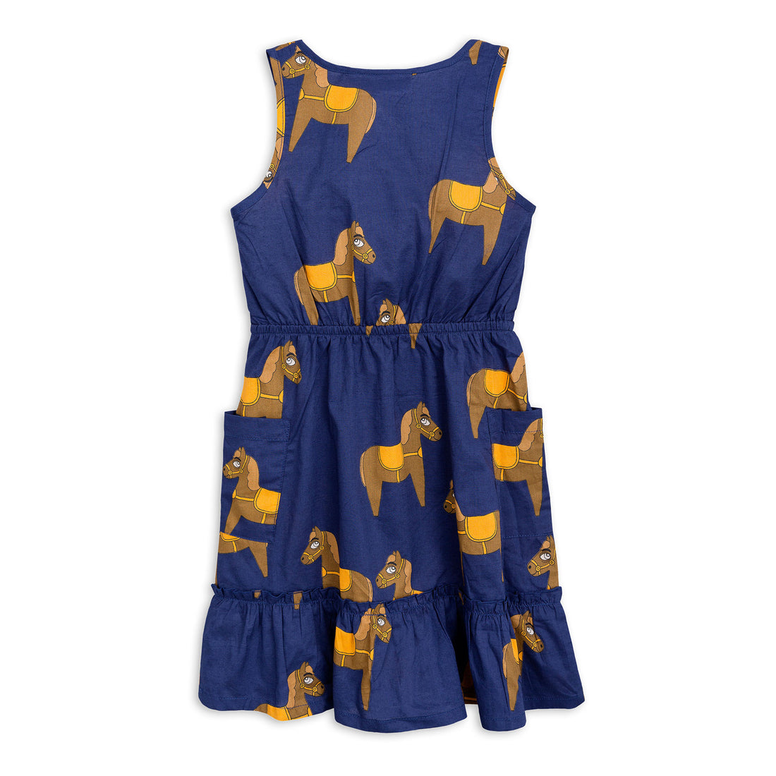 Mini Rodini Horse Woven Flounce Dress