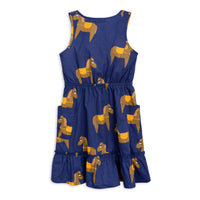 Mini Rodini Horse Woven Flounce Dress