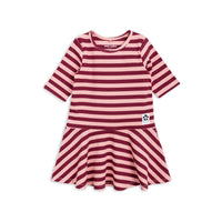 Mini Rodini Pink Stripe Rib Dance Dress