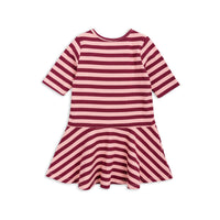 Mini Rodini Pink Stripe Rib Dance Dress