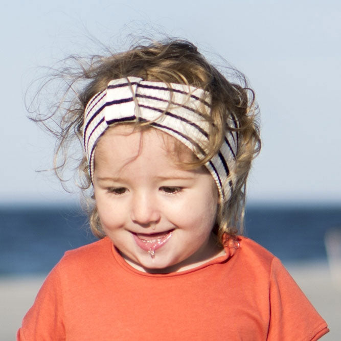 minimalisma Sailor Stripe Bi Knot Headband