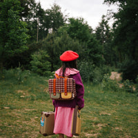 Sticky Lemon School Bag | Adventure Collection | Berry Plaid