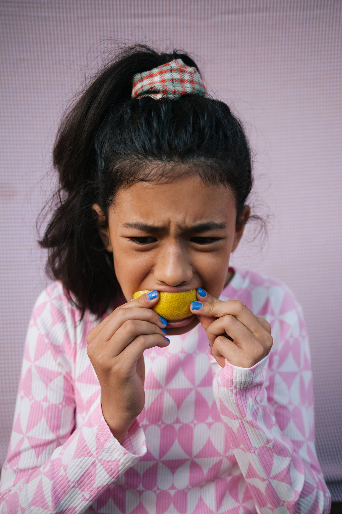 Sticky Lemon Scrunchies | Adventure Collection | Pink Plaid