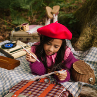 Sticky Lemon School Bag | Adventure Collection | Berry Plaid