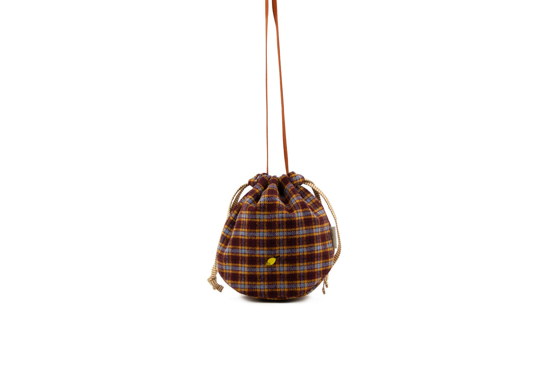 Sticky Lemon Pouch Bag | Adventure Collection | Berry Plaid