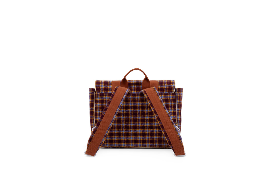 Sticky Lemon School Bag | Adventure Collection | Berry Plaid