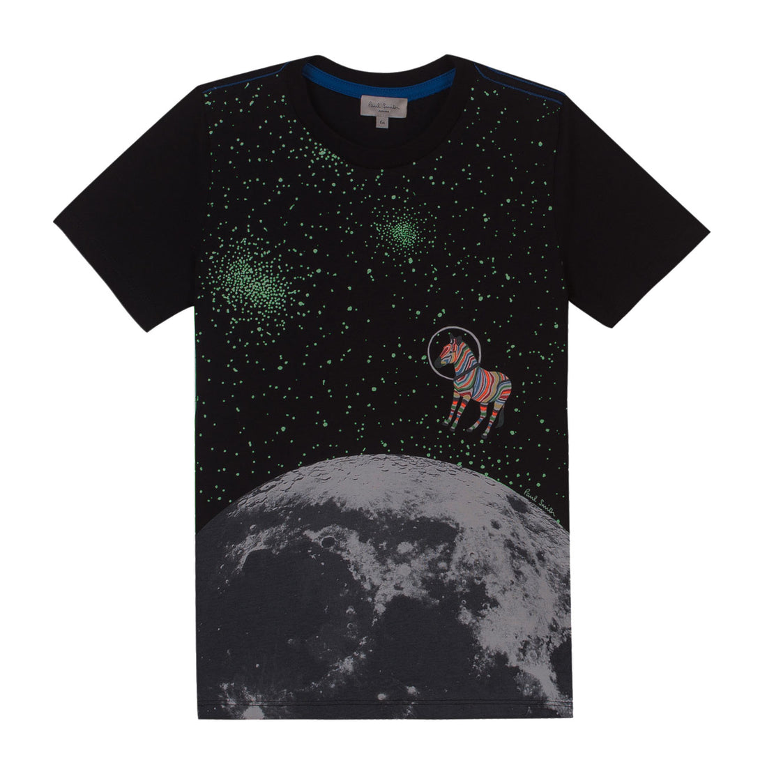 Paul Smith Junior Zebra on the Moon Tee