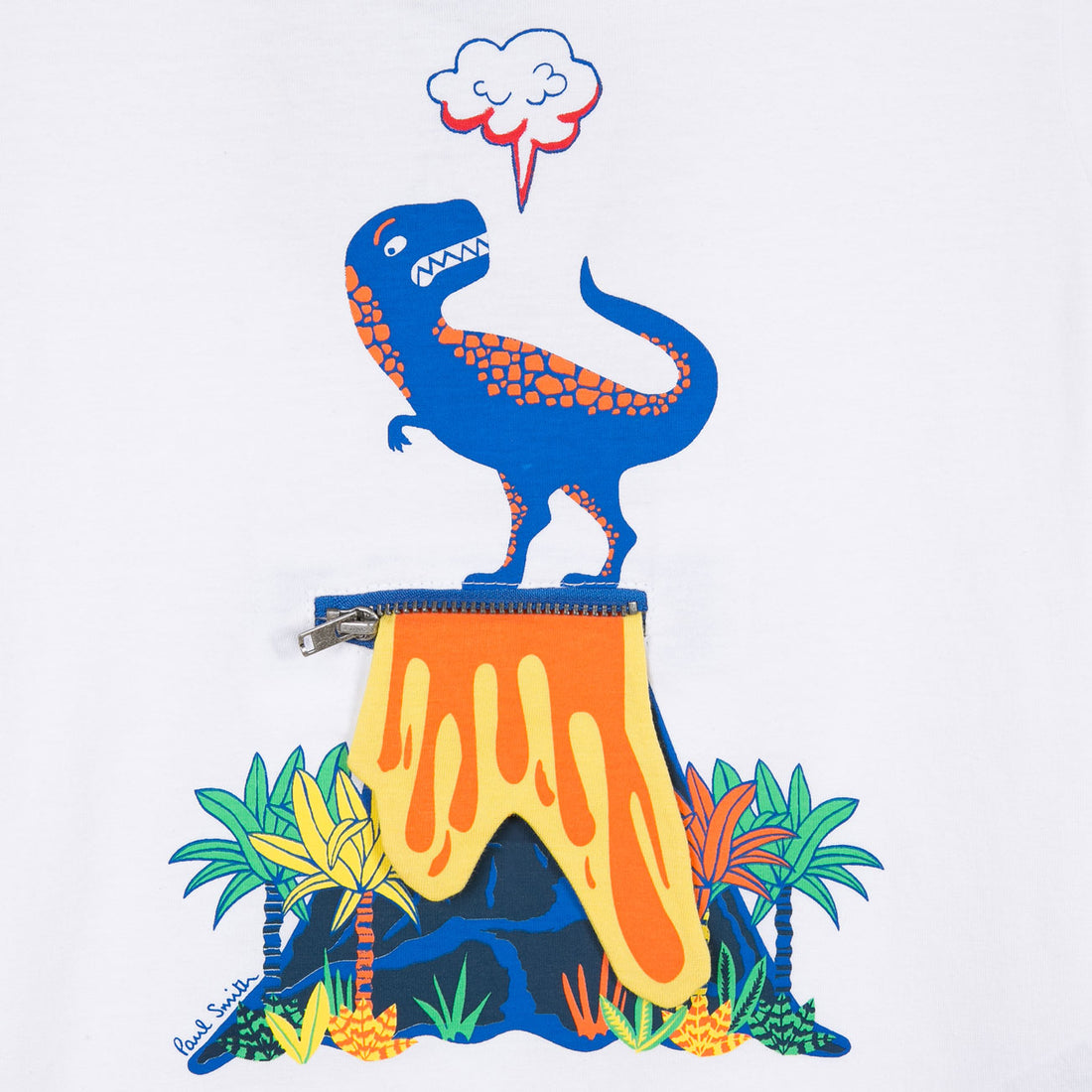 Paul Smith Junior Dinosaur Volcano Tee