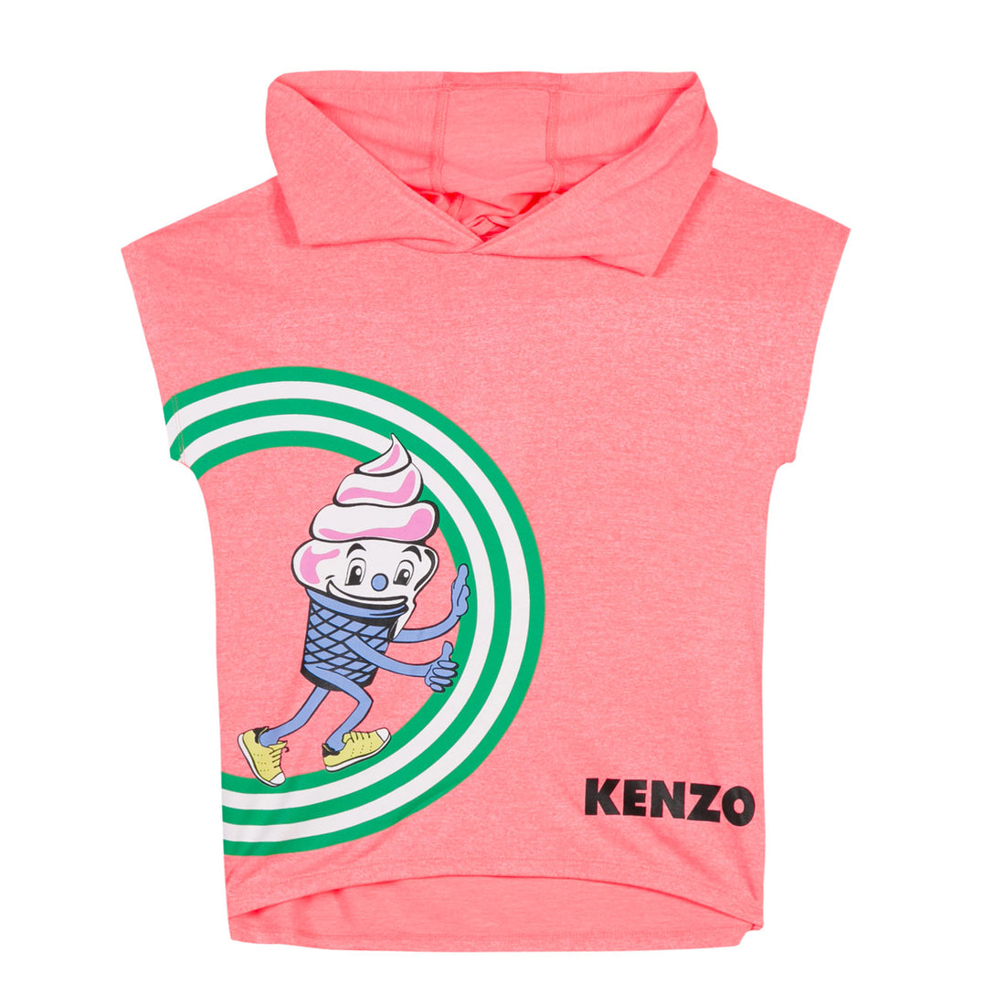 Kenzo Coral Food Fiesta Hooded Tee