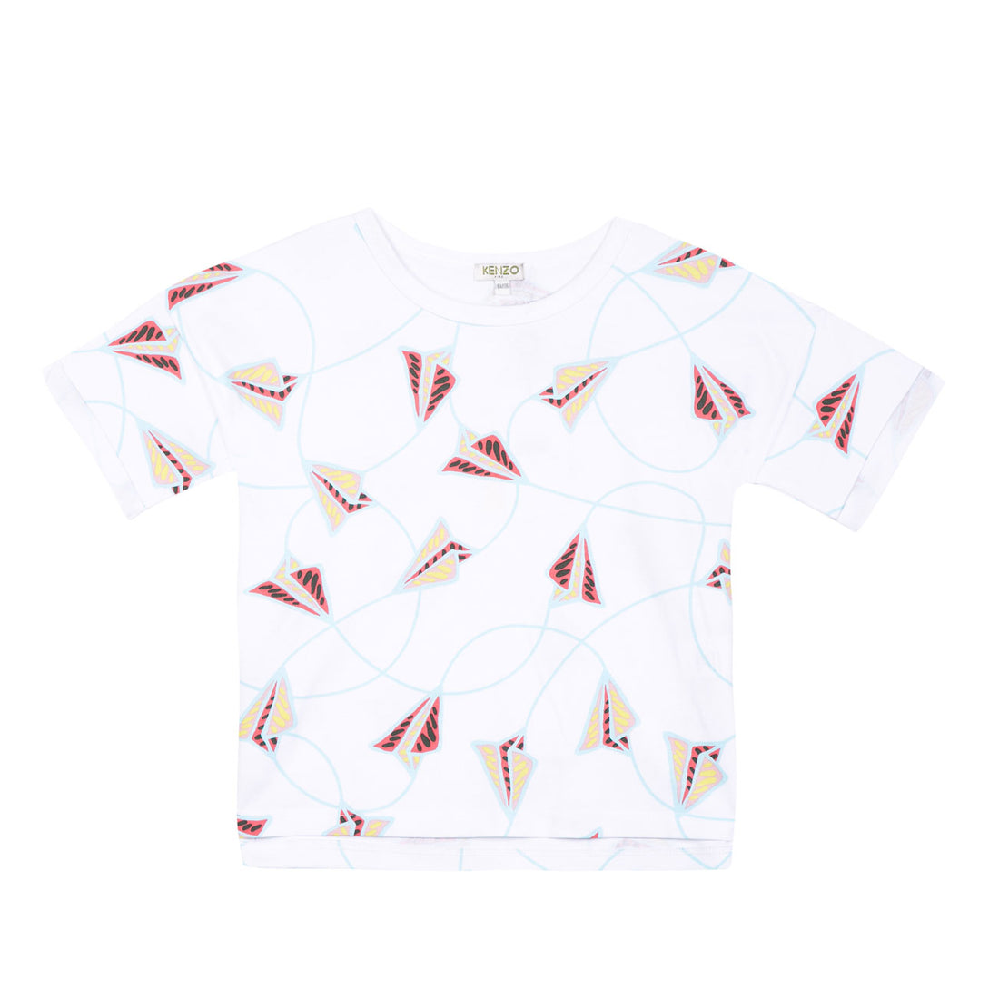 Kenzo White Paper Planes Tee