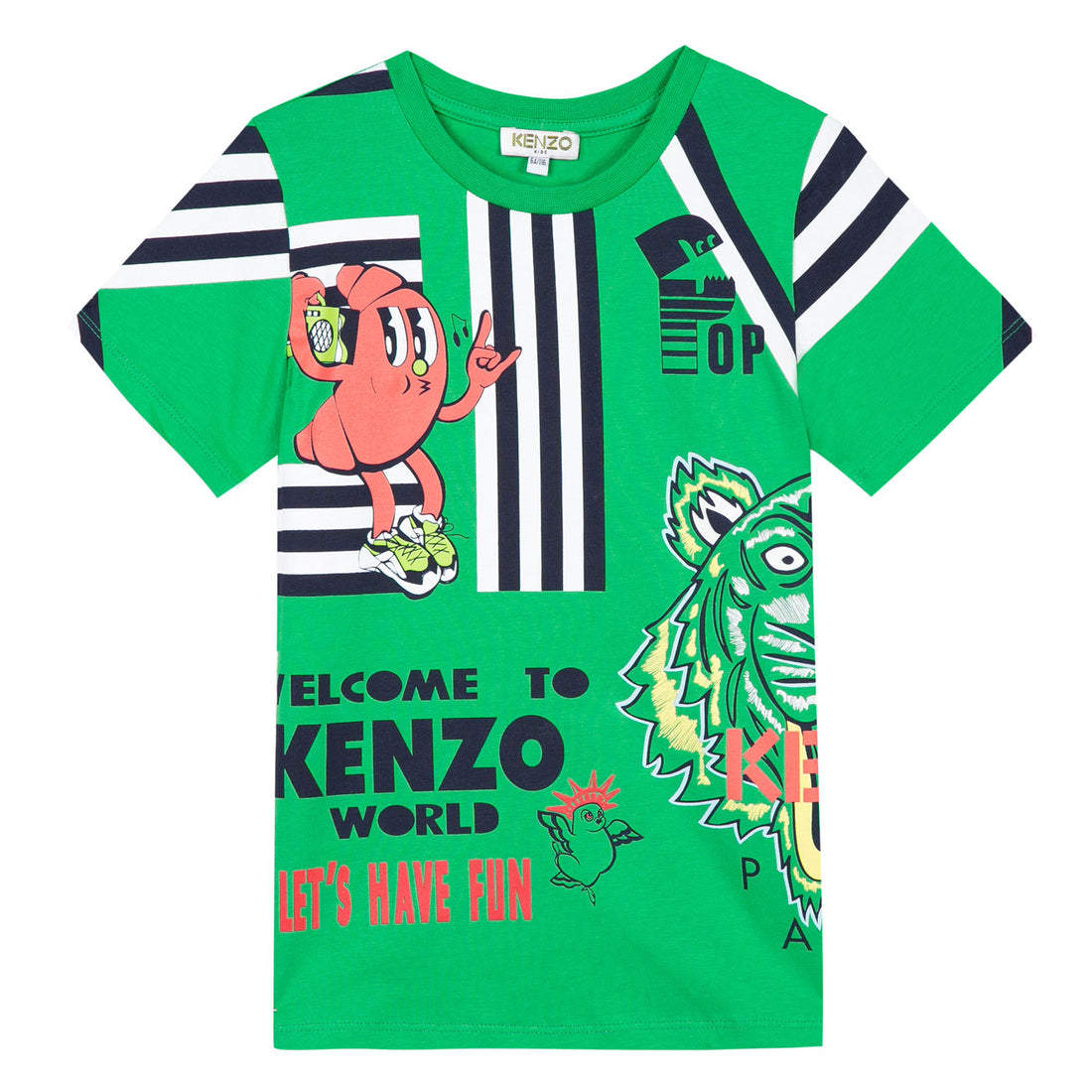 Kenzo Green Food Fiesta Tee