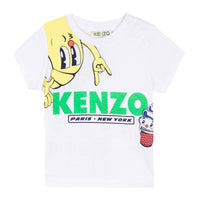 Kenzo White Food Fiesta Tee