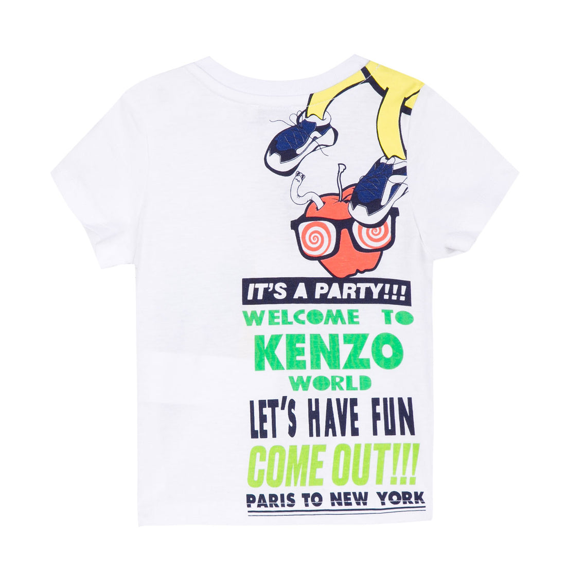 Kenzo White Food Fiesta Tee
