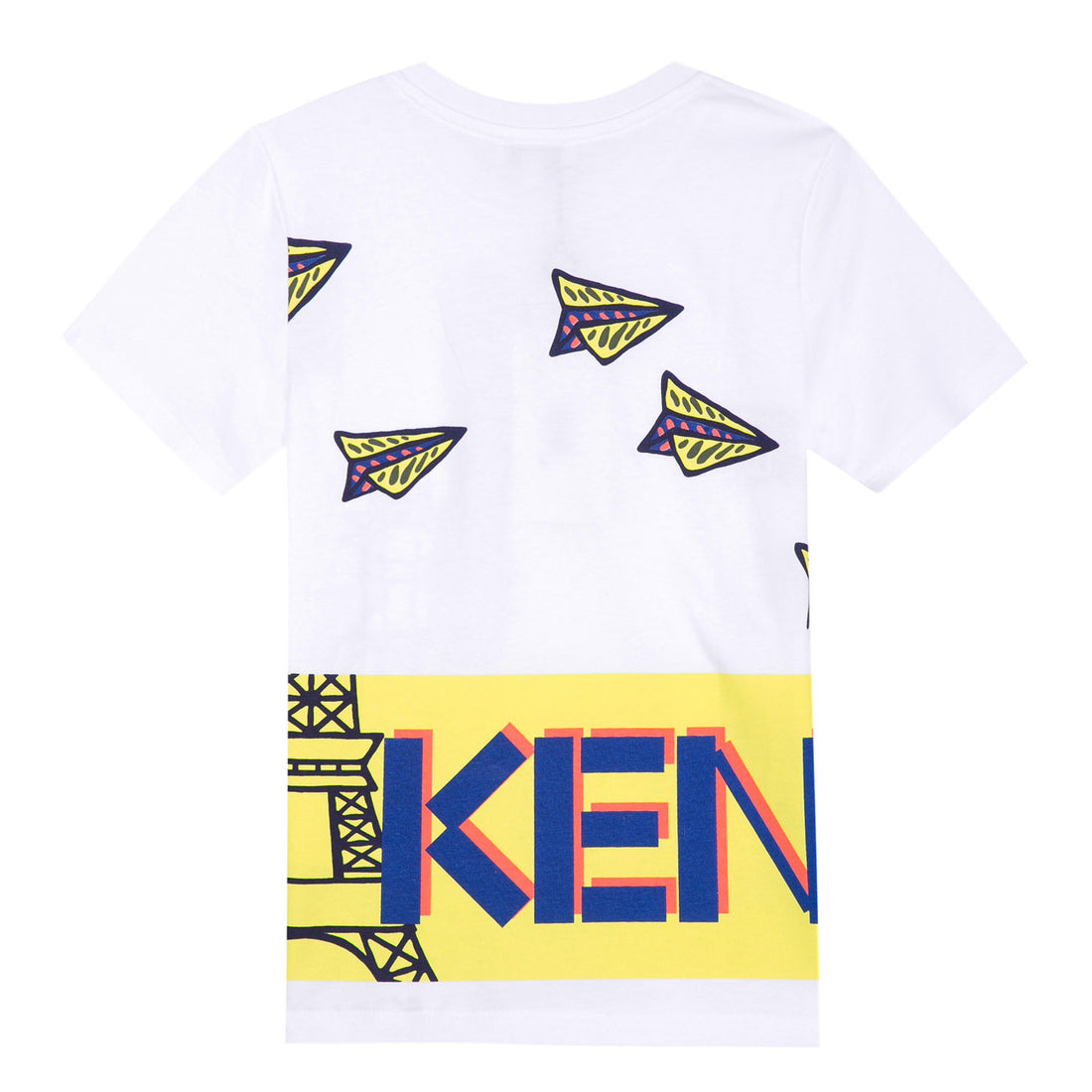Kenzo White Paper Planes Desi Tee